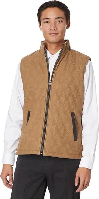 Johnston & Murphy Reversible Vest (Camel/Light Brown) Men's Clothing Cover