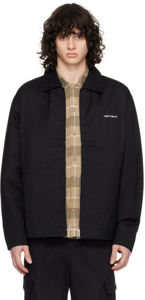 Carhartt Work In Progress Black Module Script Jacket Cover