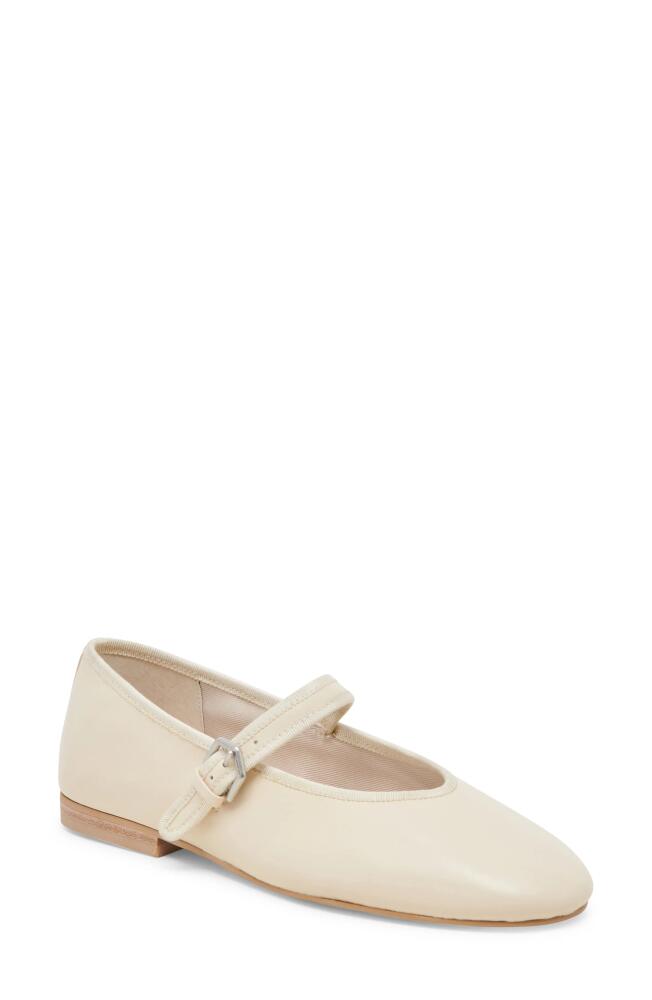 Dolce Vita Roslyn Mary Jane Flat in Creme Leather Cover