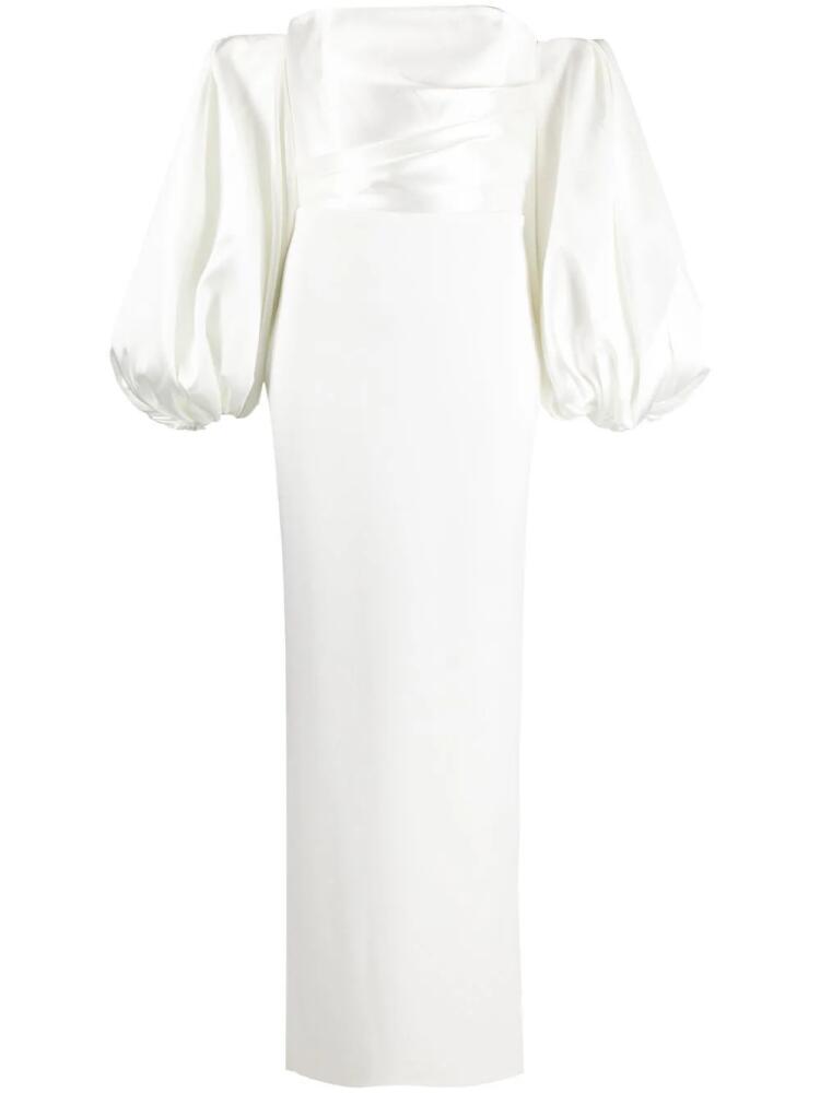 Solace London Carmen off-the-shoulder gown - White Cover