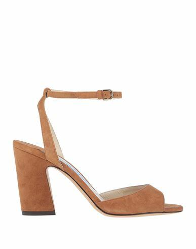 Jimmy Choo Woman Sandals Camel Soft Leather Cover