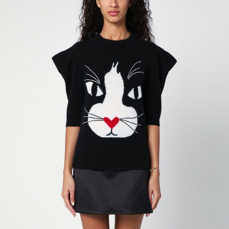 Marc Jacobs Black cashmere jumper with cat Cover