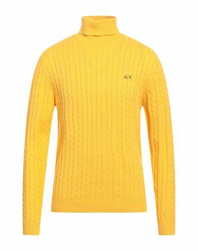 Sun 68 Man Turtleneck Ocher Merino Wool, Viscose, Polyamide, Cashmere Cover