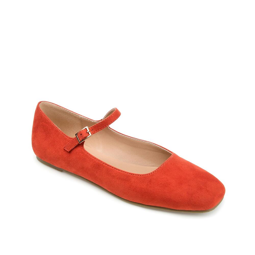 Journee Collection Carrie Mary Jane Flat | Women's | Orange Cover