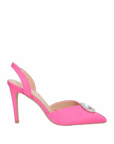 Gaëlle Paris Woman Pumps Fuchsia Textile fibers Cover