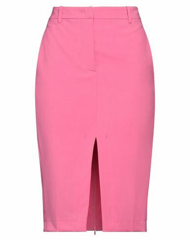 N°21 Woman Midi skirt Magenta Polyester, Wool, Elastane Cover