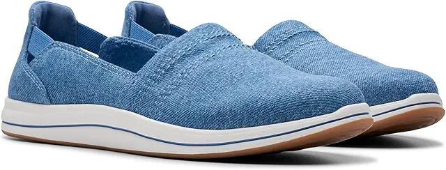 Clarks Breeze Step II (Denim Blue Textile) Women's Shoes Cover