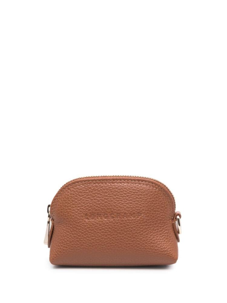 Longchamp Le Foulonné coin purse - Brown Cover