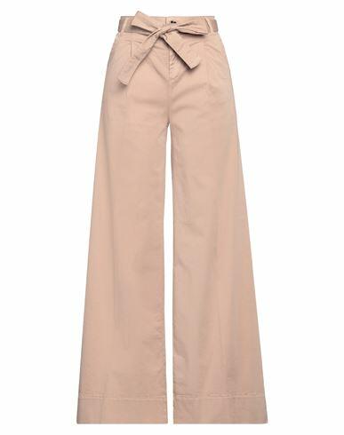 My Twin Twinset Woman Pants Beige Cotton, Elastane Cover