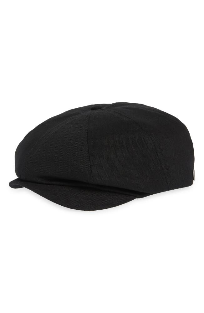 Brixton Brood Driving Cap in Black Cover