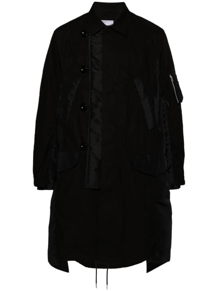 sacai Military coat - Black Cover