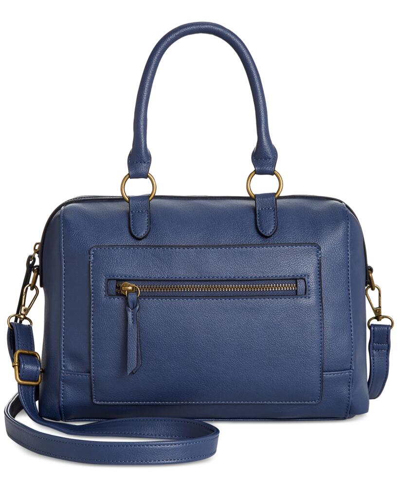 Style & Co Hudsonn Satchel, Created for Macy's - Navy Cover