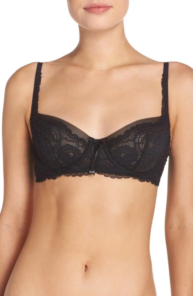 Skarlett Blue Minx Underwire Balconette Bra in Black Cover