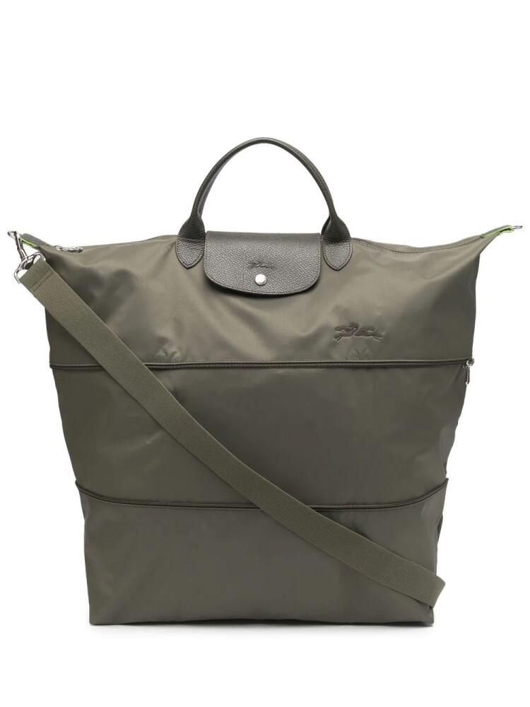 Longchamp Le Pliage Green expandable holdall Cover