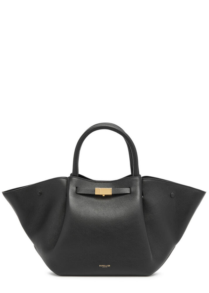 Demellier New York Midi Leather Tote - Black Cover