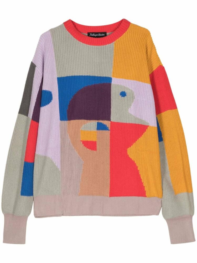 KidSuper Bauhaus Paint Palette jumper - Purple Cover