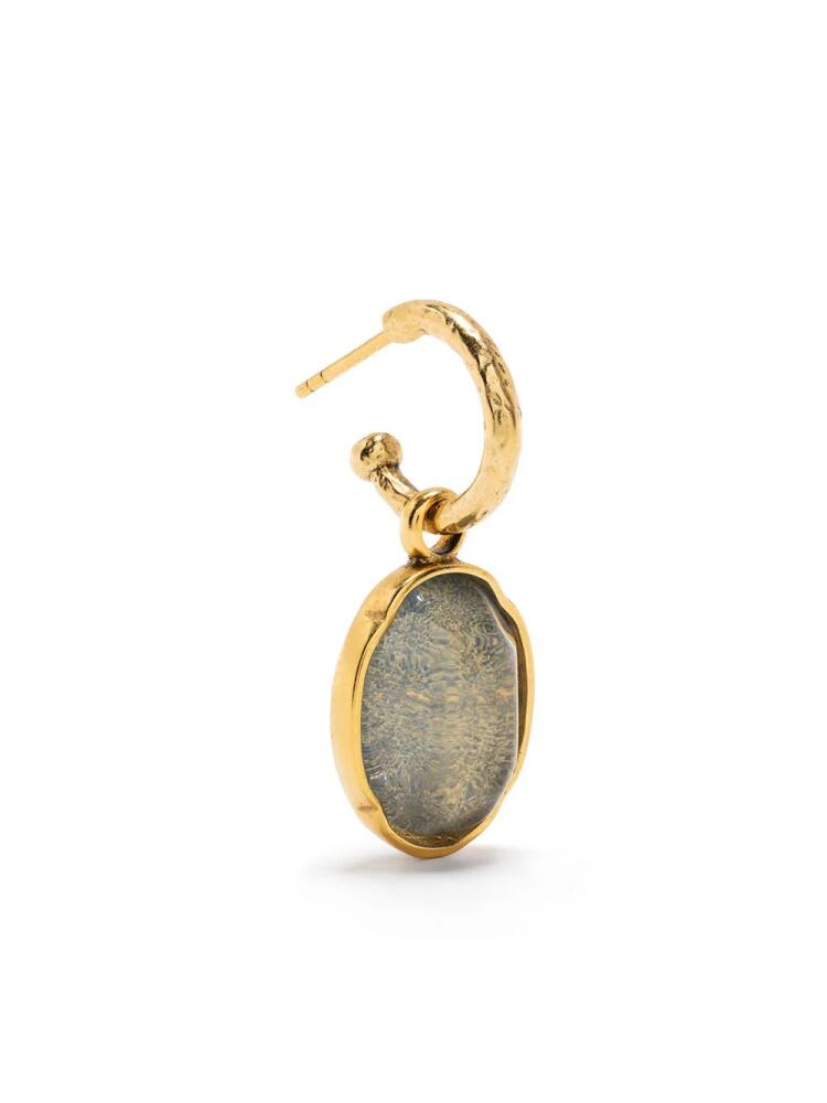 Goossens Talisman cabochon single earring - Gold Cover