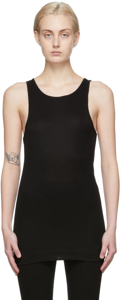 by Malene Birger Black Amieeh Racer Tank Top Cover