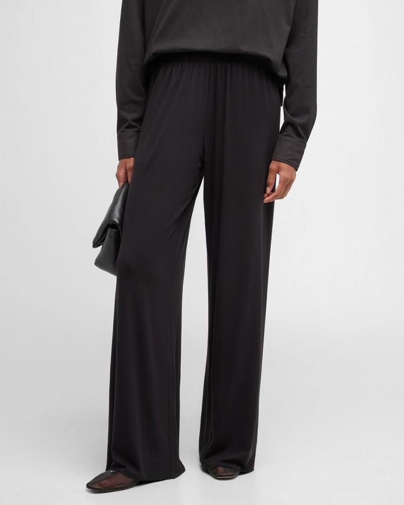 ATM Anthony Thomas Melillo Matte Jersey Wide-Leg Pants Cover