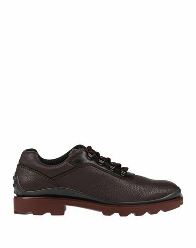 Tod's Man Lace-up shoes Dark brown Soft Leather Cover