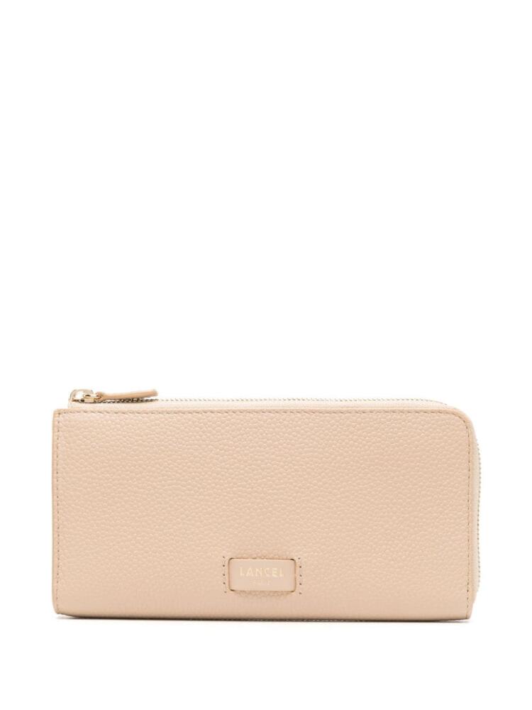 Lancel Ninon leather zipped wallet - Neutrals Cover