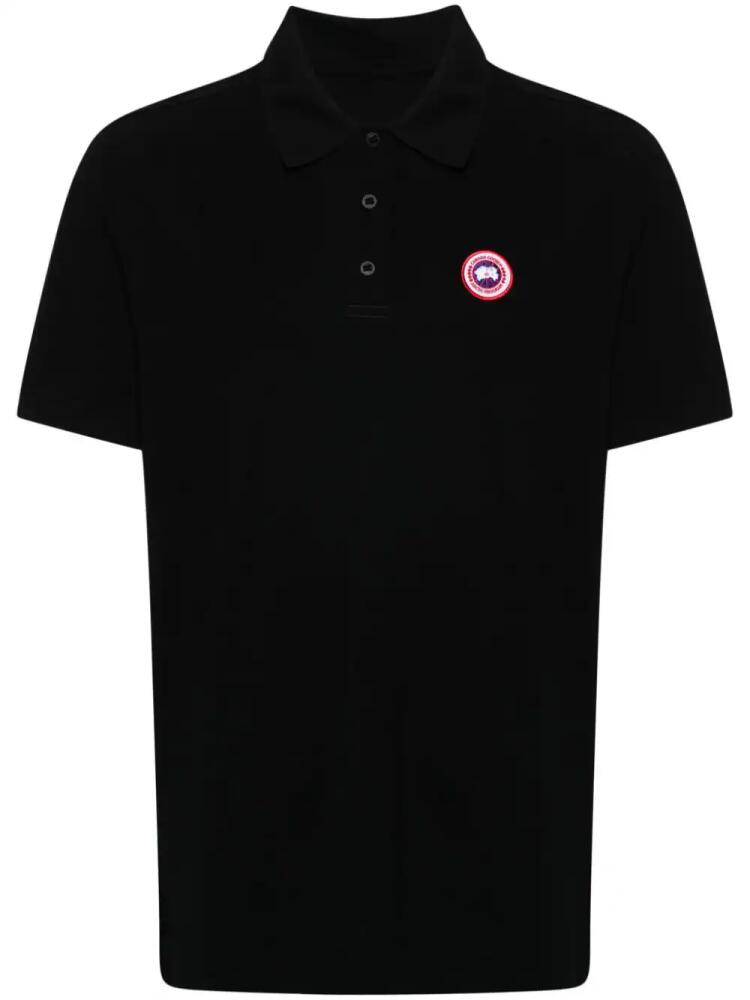 Canada Goose Beckley piqué polo shirt - Black Cover