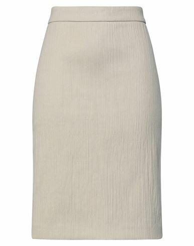 Boutique Moschino Woman Midi skirt Beige Cotton Cover