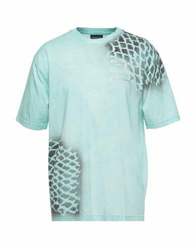 Mauna Kea Man T-shirt Light green Cotton Cover