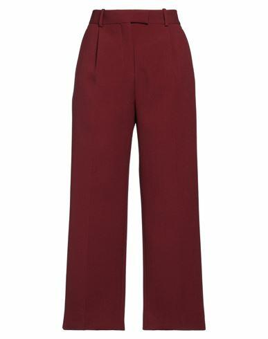 Quira Woman Pants Burgundy Wool Cover