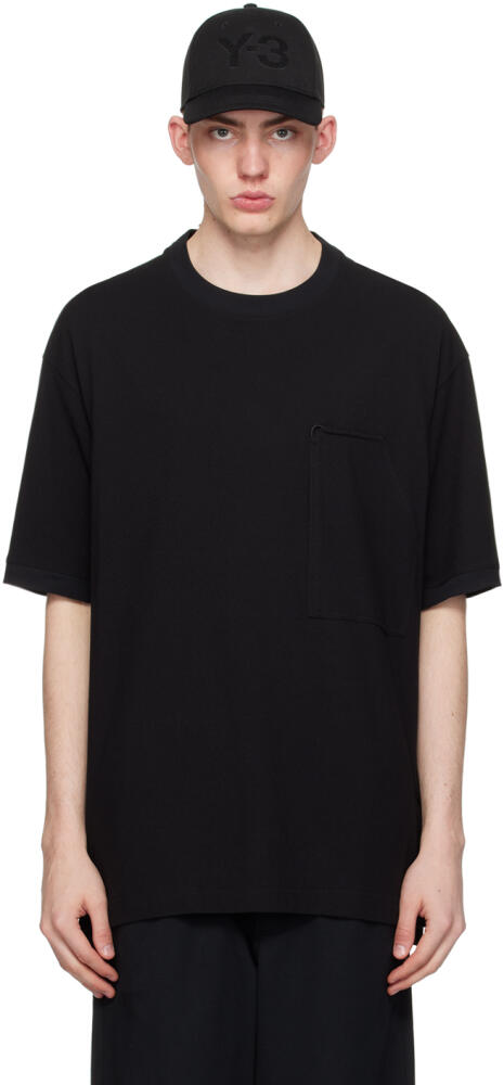 Y-3 Black Workwear T-Shirt Cover