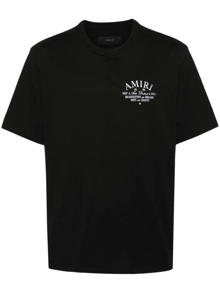 AMIRI logo-print cotton T-shirt - Black Cover