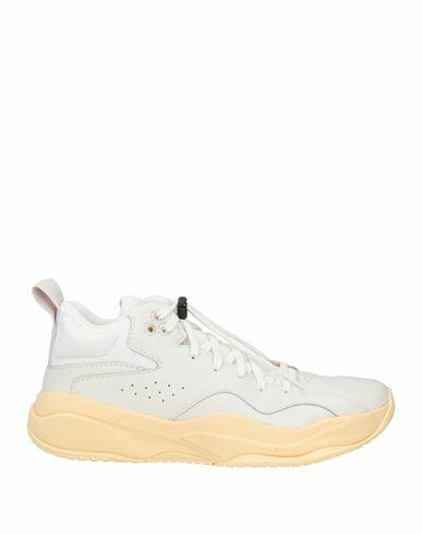 Brandblack Man Sneakers Off white Leather, Textile fibers Cover