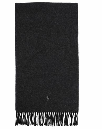 Polo Ralph Lauren Woman Scarf Black Recycled wool, Wool Cover