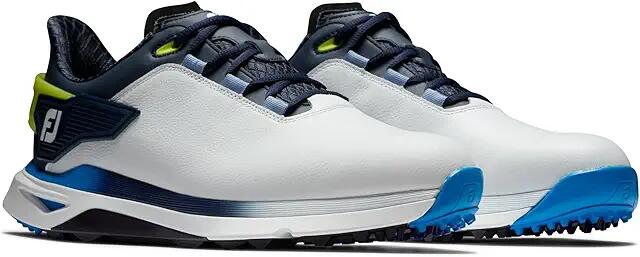 FootJoy Pro/SLX Golf Shoes (White/Navy/Lime) Men's Shoes Cover