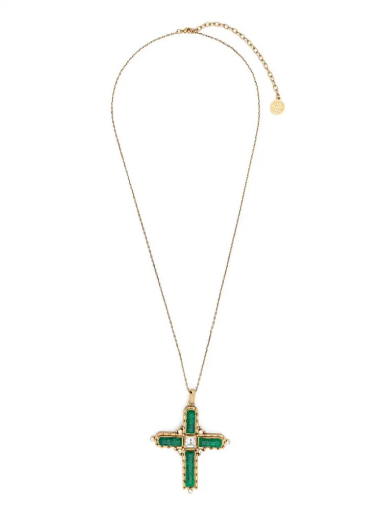 Roberto Cavalli crucifix necklace - Gold Cover