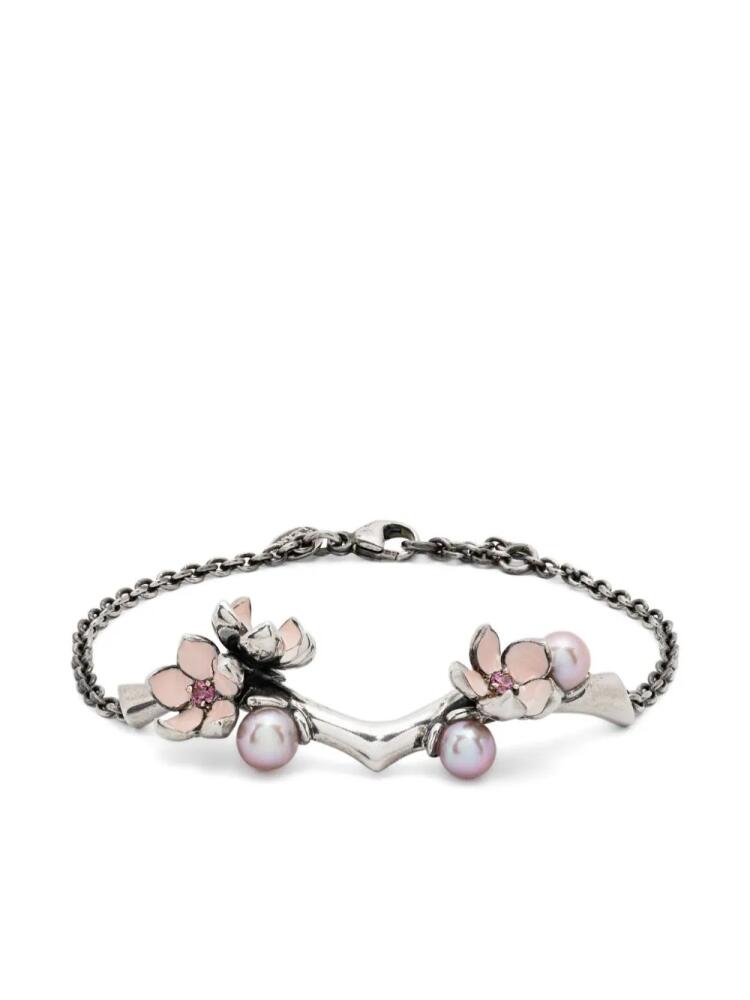 Shaun Leane sterling silver Cherry Blossom diamond bracelet Cover