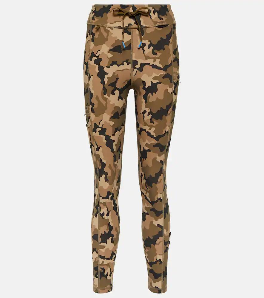 The Upside Trekky camouflage mid-rise leggings Cover