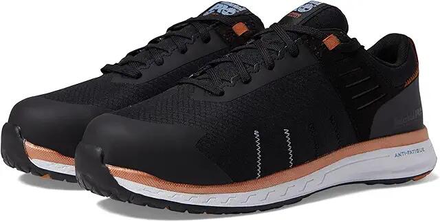 Timberland PRO Overdrive Composite Safety Toe (Black/Copper/White) Women's Shoes Cover