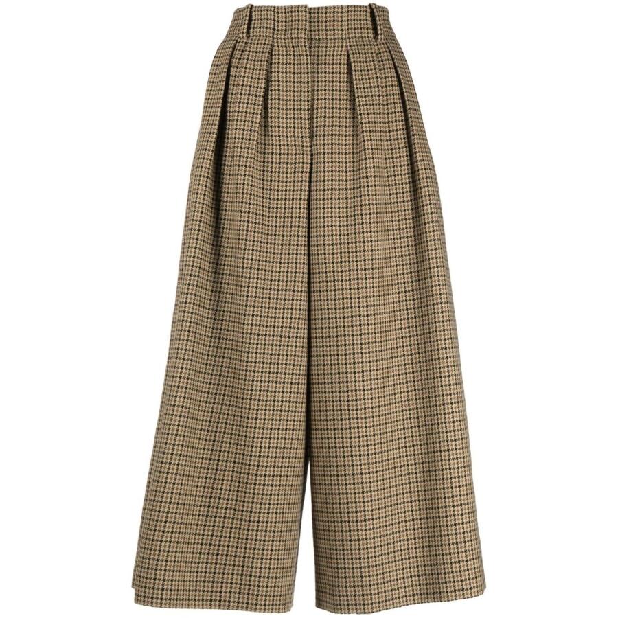 Moncler Check Cropped Trousers Cover