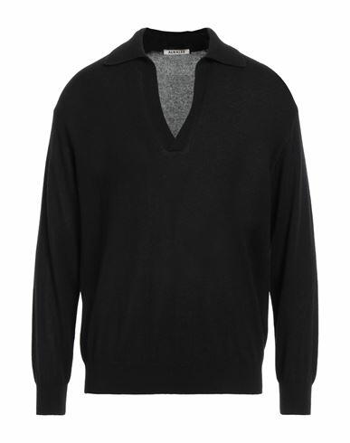 Auralee Man Sweater Black Cashmere, Silk Cover