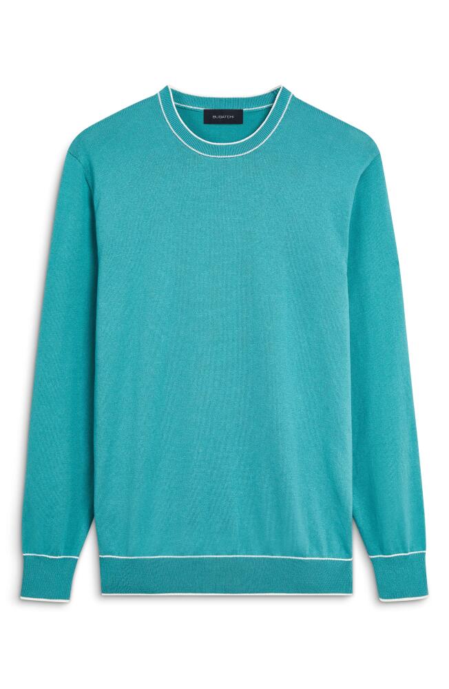 Bugatchi Crewneck Cotton Blend Sweater in Celadon Cover