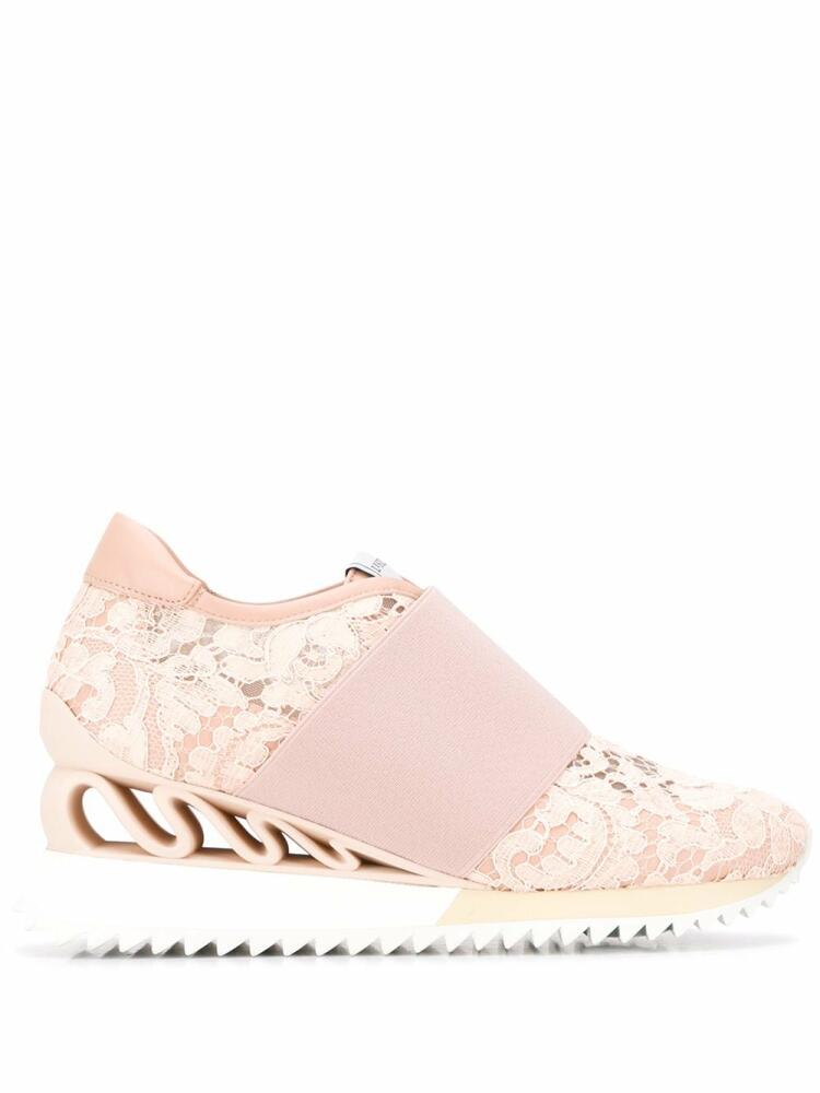 Le Silla Rubel Wave lace sneakers - Pink Cover