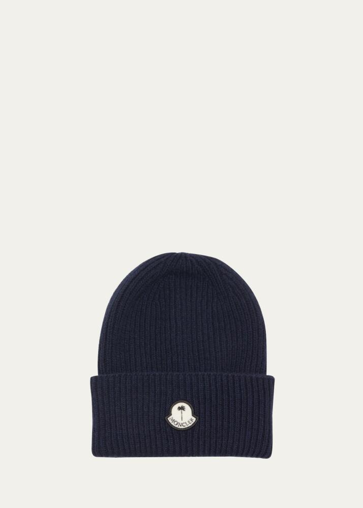 Moncler Genius Moncler x Palm Angels Men's Colorblock Wool Beanie Cover