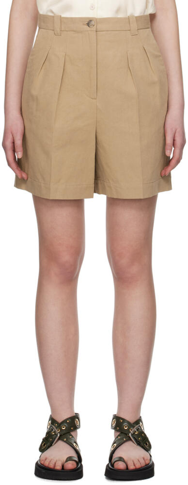 A.P.C. Beige Nola Shorts Cover