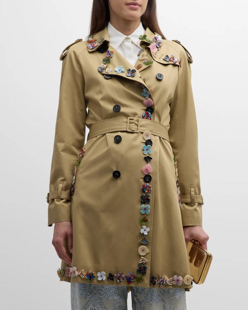 Libertine Button Town Belted Trench Coat Cover