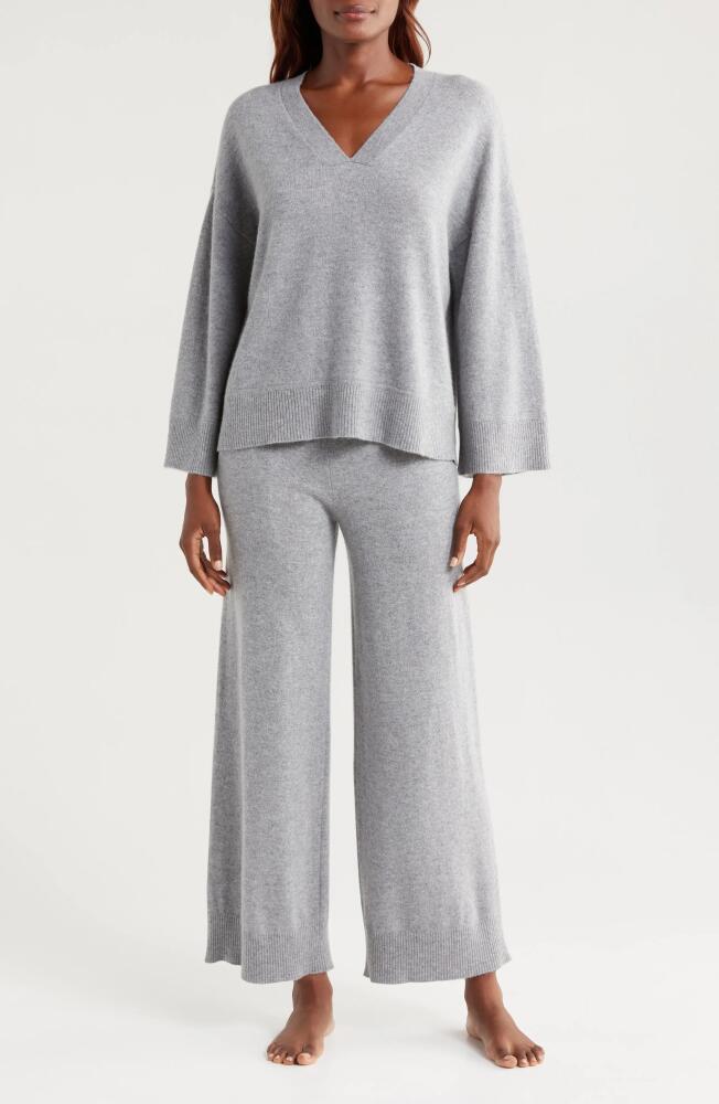 Nordstrom Cashmere Pajamas in Grey Heather Cover