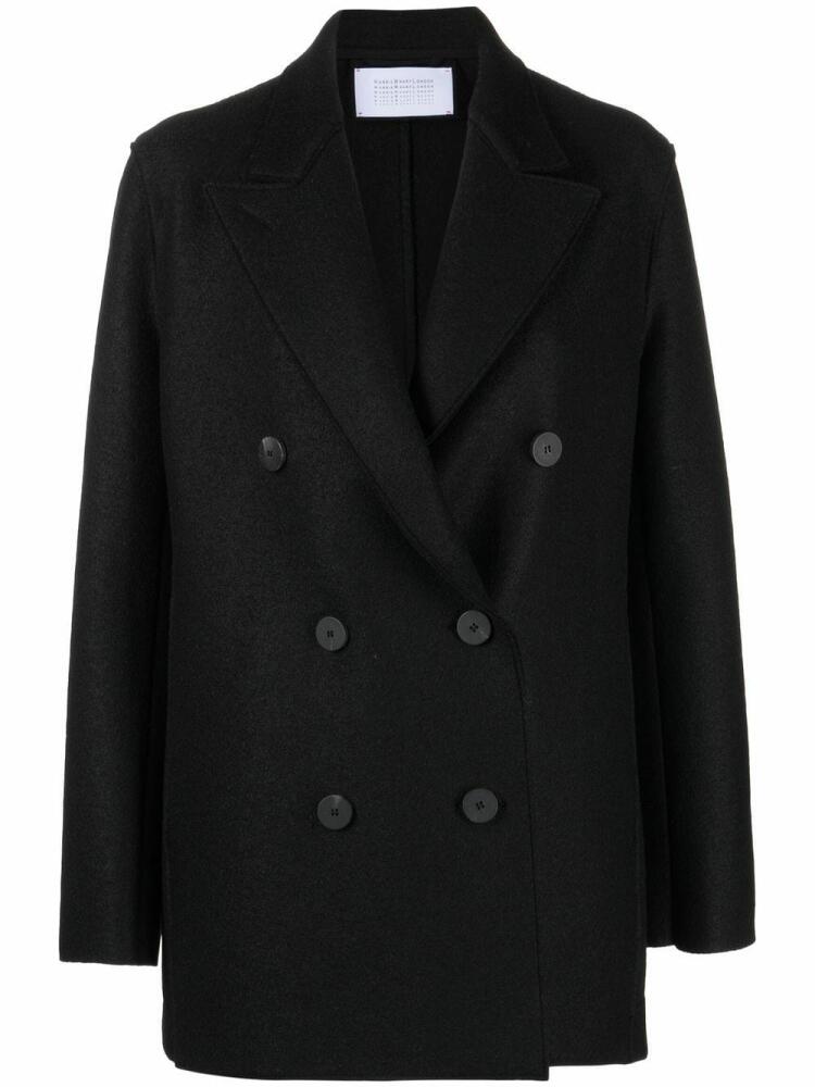 Harris Wharf London double-breasted wool blazer - Black Cover