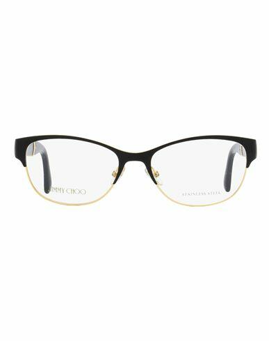 Jimmy Choo Jimmy Choo Rectangular Jc180 Eyeglasses Woman Eyeglass frame Black Metal, Acetate Cover