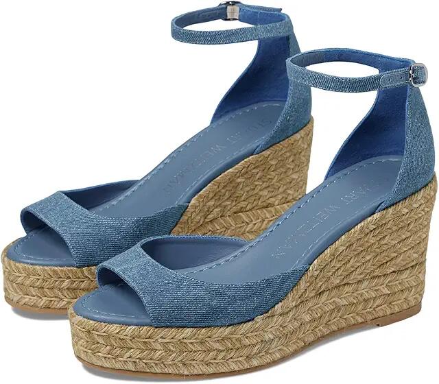 Stuart Weitzman Nudistia Espadrille Wedge (Washed) Women's Sandals Cover