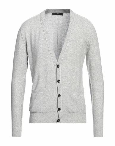 Daniele Alessandrini Man Cardigan Light grey Wool Cover